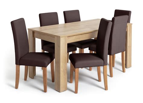 argos home miami extendable xl dining table  chairs choc reviews
