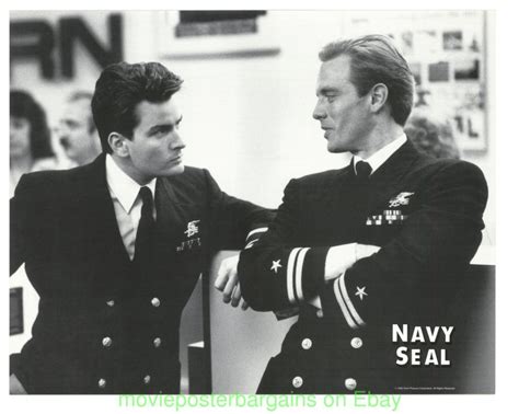 Navy Seals Lobby Card Size 11x14 Movie Poster Charlie Sheen Michael