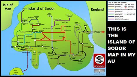 island  sodor map  davis  deviantart