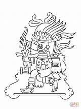 Tlaloc Azteca Colorear Quetzalcoatl Supercoloring Colorare Disegni Aztecs Dioses Civilization Agua Aztecas Quetzalcóatl Facili Diosa Clases Chalchiuhtlicue sketch template