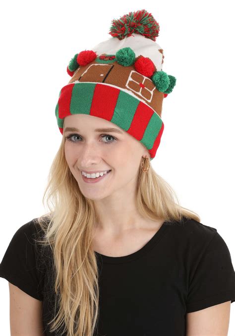 gingerbread house beanie