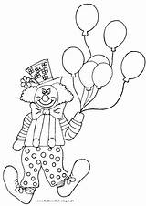 Ausmalbilder Luftballons Ausmalbild Bunter Luftballon Zirkus Nadines Malvorlage Clowns Manege sketch template