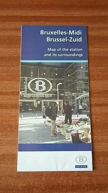 sncb belgian railways map  leaflet  brussels south station  picclick uk