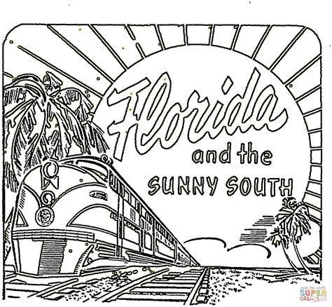florida coloring pages coloring home