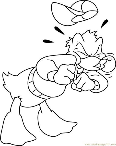 set  coloring page  donald duck coloring pages