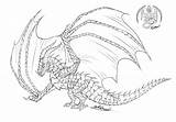 Wyvern Lineart Dragoness sketch template