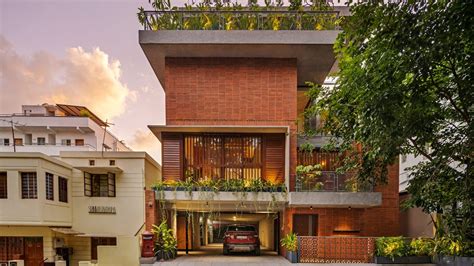 intricate jali work  brick ground  design   bangalore home architectural digest india