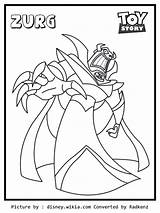 Zurg Coloring Toy Story Pages Artworks Printable Getdrawings Color Getcolorings sketch template