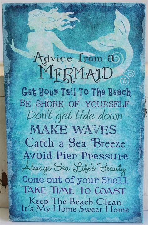 mermaid sayings quotes words images  seatail mermaid