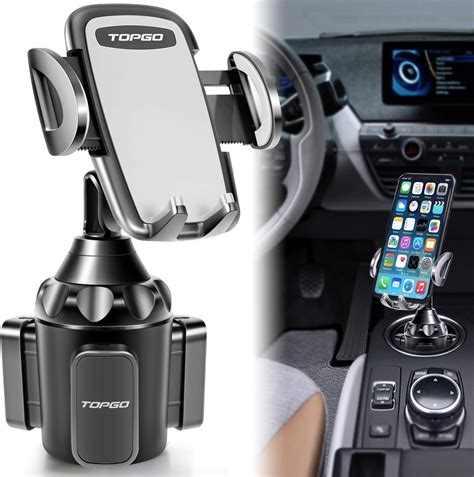 upgraded car cup holder phone mount adjustable automobile cup holder smart phone cradle car
