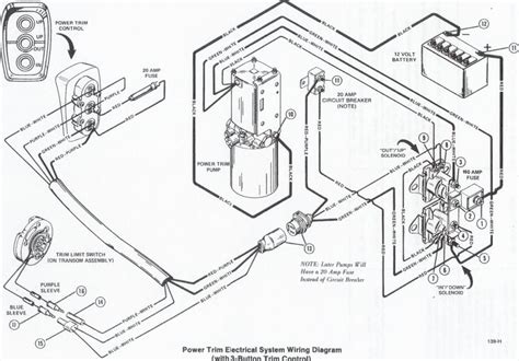trim motor wiring diagram