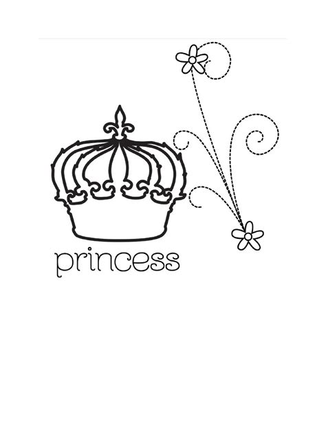 princess crown template printable collection