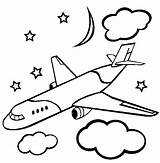 Coloring Pages Airplanes Kids Transportation Source sketch template