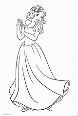 Disney Coloring Pages Princess Snow Color Getcolorings Print sketch template