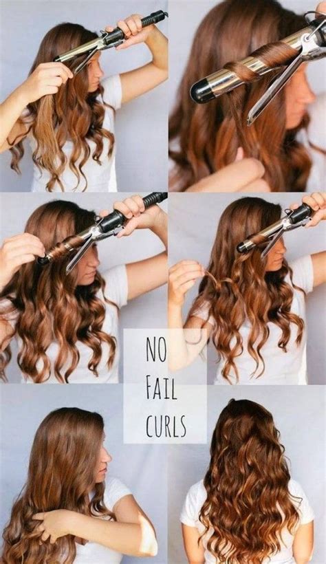 how to curl your hair using curling iron 1 beachy waves 2 spiral
