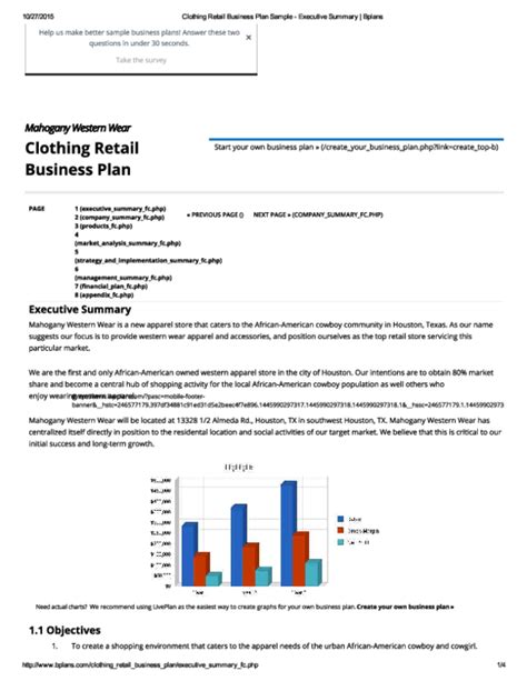 business plan executive summary template doctemplates