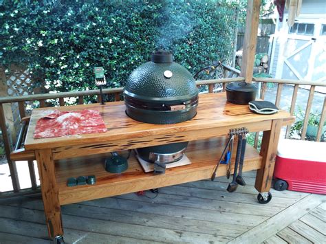 big green egg table plans big green egg table stainless