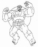 Hulk Coloring Pages Incredible Strength Huge sketch template