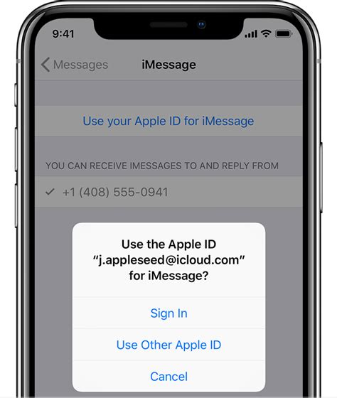Add Or Remove Your Phone Number In Messages Or Facetime Apple Support