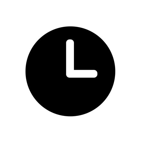 clock icon symbol sign  vector art  vecteezy