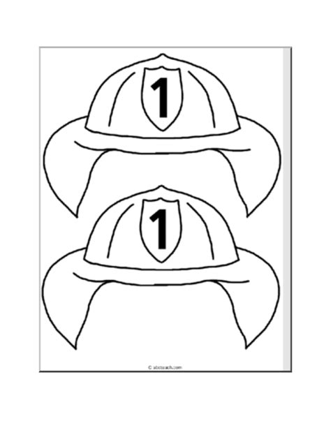 printable fire hat template printable word searches