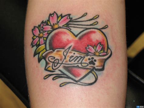 unique love tattoo designs  couples love heart tattoo design