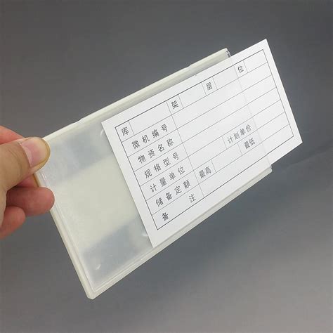 cm plastic magazijn opslag plank item producten label tag tab teken naam kaarthouders