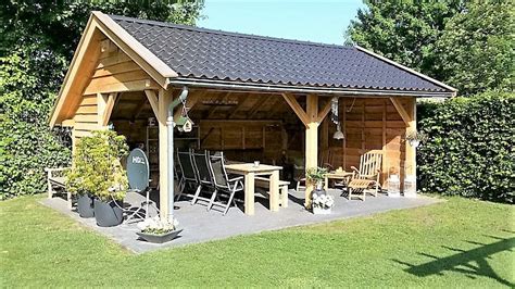 douglas tuinhuis kapschuur model narrow garden gazebo outdoor structures cabin garages