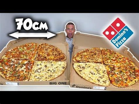 je mange une pizza xxl pour  personnes defi  big  dominos pizza youtube pizza