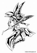 Dark Magician Tattoo Coloring Yugioh Pages Visit Tattoos sketch template