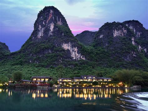 yangshuo mountain retreat yulong river yangshuo guangxi china booking  map