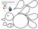 Rooster Template Kids Cut Printable Crafts Color Paper Teardrop Tail Feathers Templates Circles Patterns Piece Felt Ve So Coloring Pages sketch template