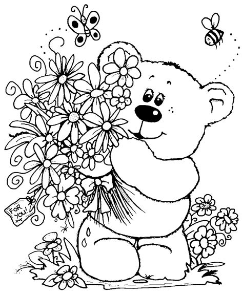 spring coloring pages coloring pages  girls coloring pages