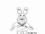 Bonnie Toy Coloring Pages Sketch Drawing Template Chica Cute Color Freddy Printable Deviantart Foxy Getcolorings Getdrawings Favourites Add Naf Value sketch template