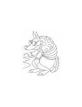 Coloring Pages Armadillo Spy Feeling Cold sketch template