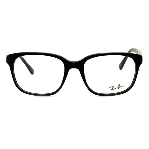new ray ban eyeglasses rb 5340 2000 glossy black acetate 53 18 145