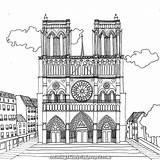 Chocobo Artherapie Catedral Tout Parigi Coloriages Colorier Monuments Greatestcoloringbook Gotica sketch template