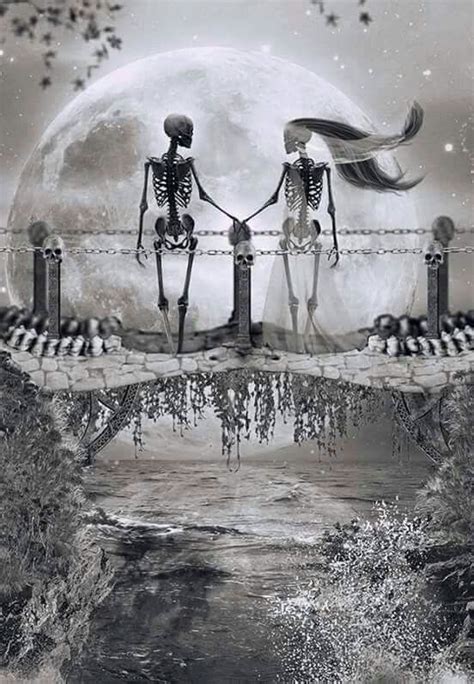 Couple Skeleton Love Skeleton Art Dark Love Beautiful Dark Art Arte
