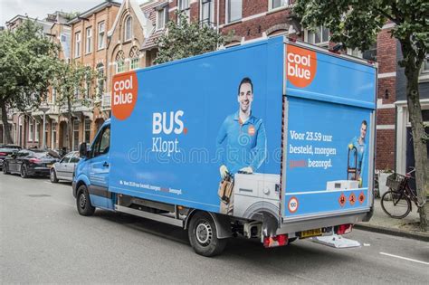 coolblue store truck  amsterdam  netherlands editorial stock photo image  netherlands