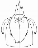 Ice King Step Adventure Time Easy Draw Drawing Lesson Drawinghowtodraw 2010 sketch template