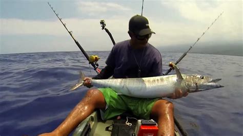 extreme kayak fishing hawaii reel tripz  youtube