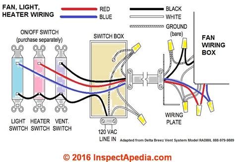 broan bath fan wiring diagram