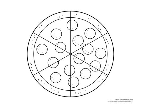 pizza coloring page tims printables