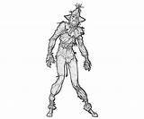 Scarecrow Arkham Batman City Armor sketch template