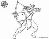 Hawkeye Coloring Pages Marvel Comics Printable Kids Adults Color sketch template