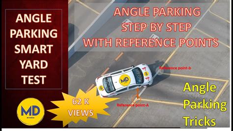 angle parking rta angle parking smart yard test  degree parking