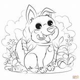 Coloring Puppy Pages Supercoloring Printable sketch template