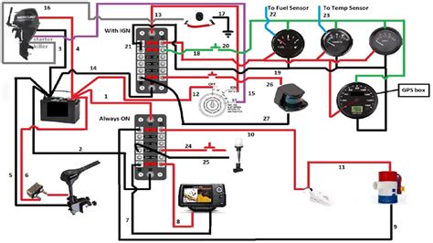 boat electronic wiring diagram youtube
