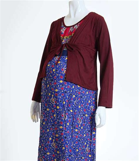 busana hamil muslim model wanita desain baju gamis muslim ibu model hamil busana batik hamil