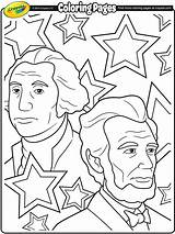 Presidents Coloring Pages Printable Color Getcolorings sketch template